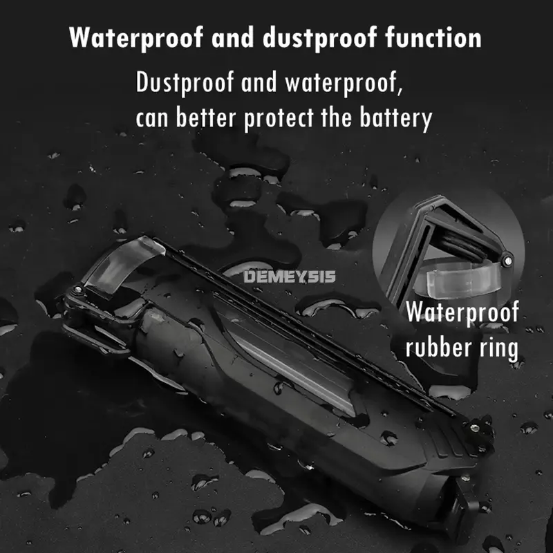 Draagbare Tactische Batterij Opslag Outdoor Jacht Schieten Cs Spel Waterdichte Batterij Case Box Molle Militaire Mini Toolbox
