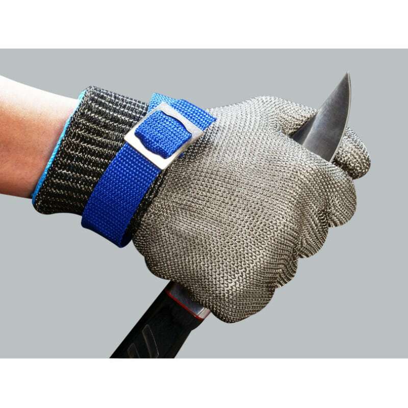 Edelstahl Klasse 5 Anti-Schnitt verschleiß feste Schlacht Garten Handschutz Arbeits versicherung Stahldraht Handschuhe 1 stücke