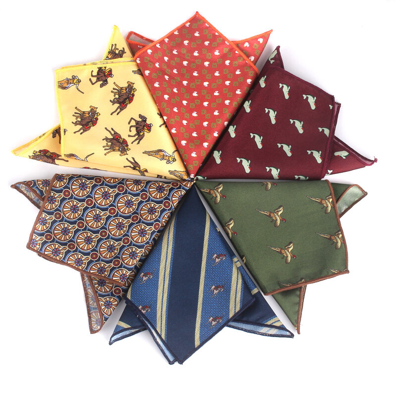 男性と女性のための正方形のポケット,花柄,ハンカチ,柔らかい四角いスカーフ