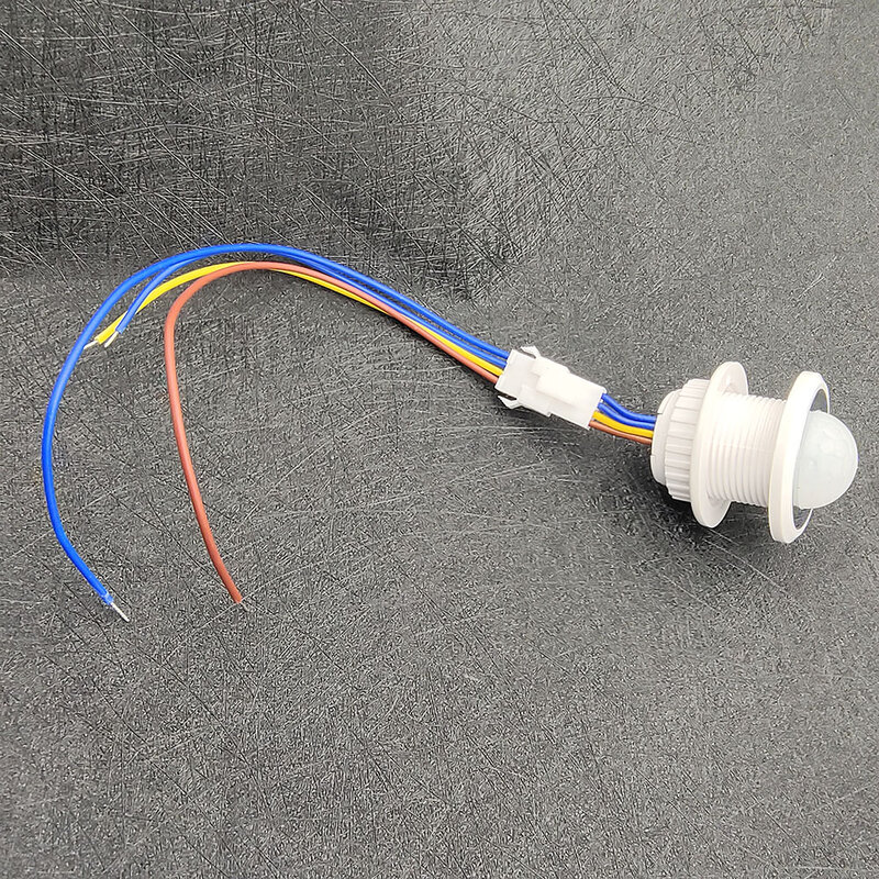AC 85V-265V LED z regulowanym opóźnieniem wbudowany przełącznik czujnik ruchu na podczerwień czujnik podczerwieni ludzkiego ciała