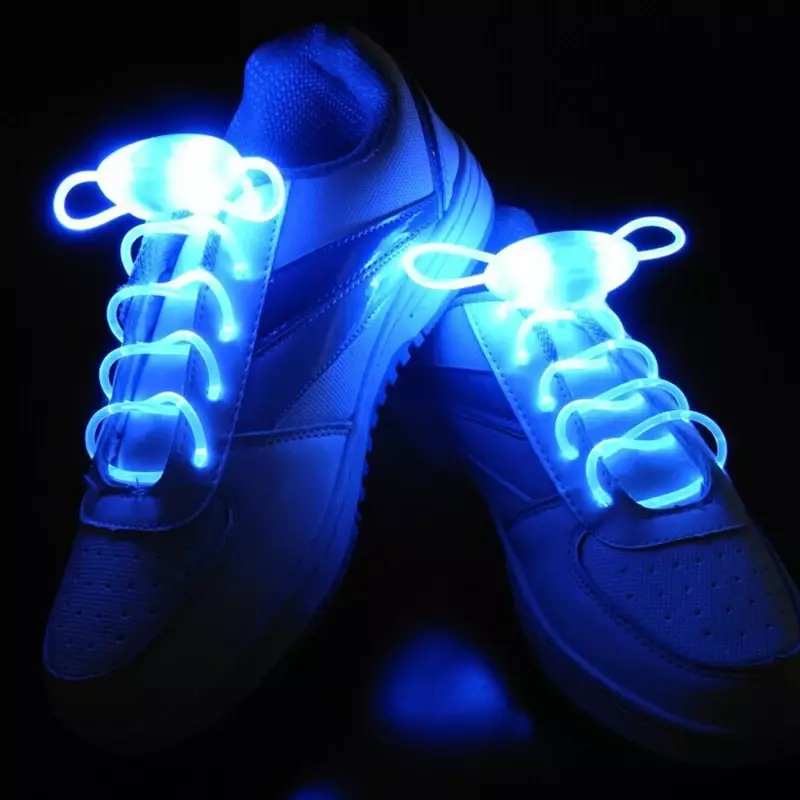 LED กีฬา Laces รองเท้า Flash Light Up โกลว์สายคล้องคอ Shoelaces ปาร์ตี้โปรโมชั่นใหม่