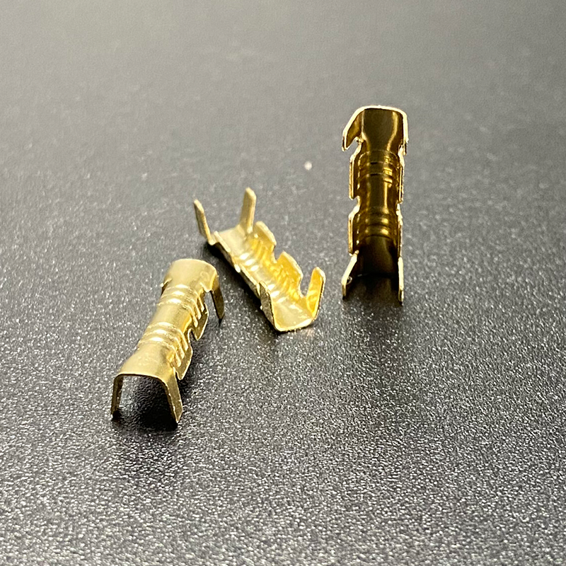 1000pcs gold 453 U-shaped 0.3-1.5mm2 terminal tab cold inserts connectors cold terminal small teeth fascia terminal with gift