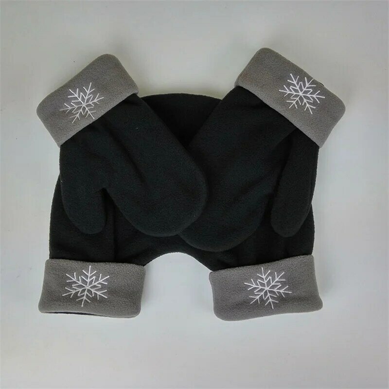 漫画スタイルの冬用手袋,1ペア,かわいい,二重織り,厚い,暖かい,カップル用,クリスマスプレゼント,高品質
