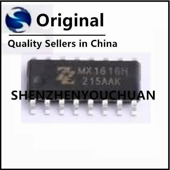 Chipset original MX1616 IC, SOP16, novo, 10-100 pcs