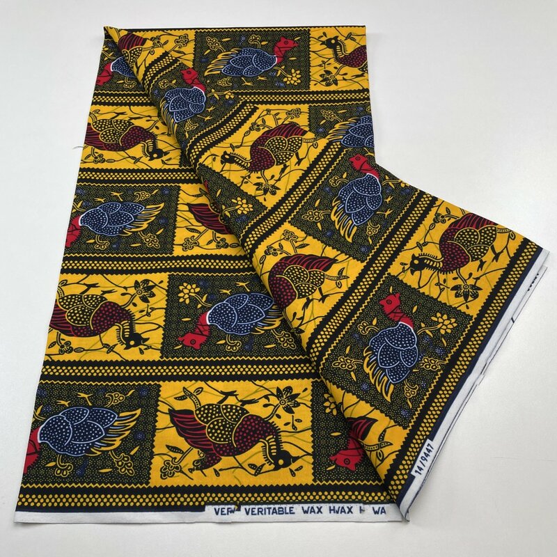 Африканские ткани 2024 г. В новом стиле, нигерийская восковая печать, высококачественные африканские восковые ткани для коммутатора 3C4