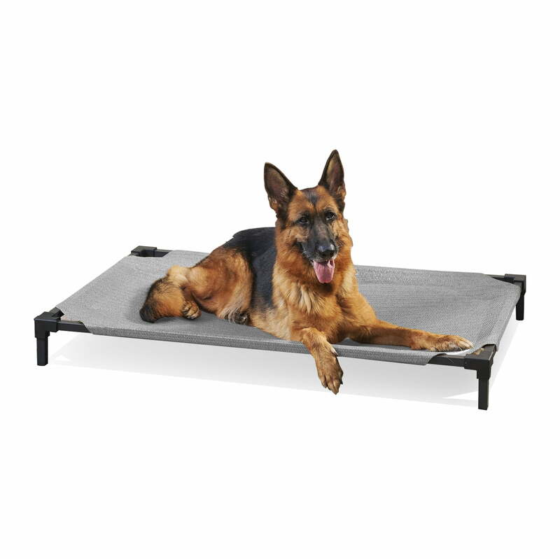 Coolaroo-سرير الحيوانات الأليفة مرتفع التبريد ، برو ، كبير ، يناسب 48 "صناديق ، الفولاذ