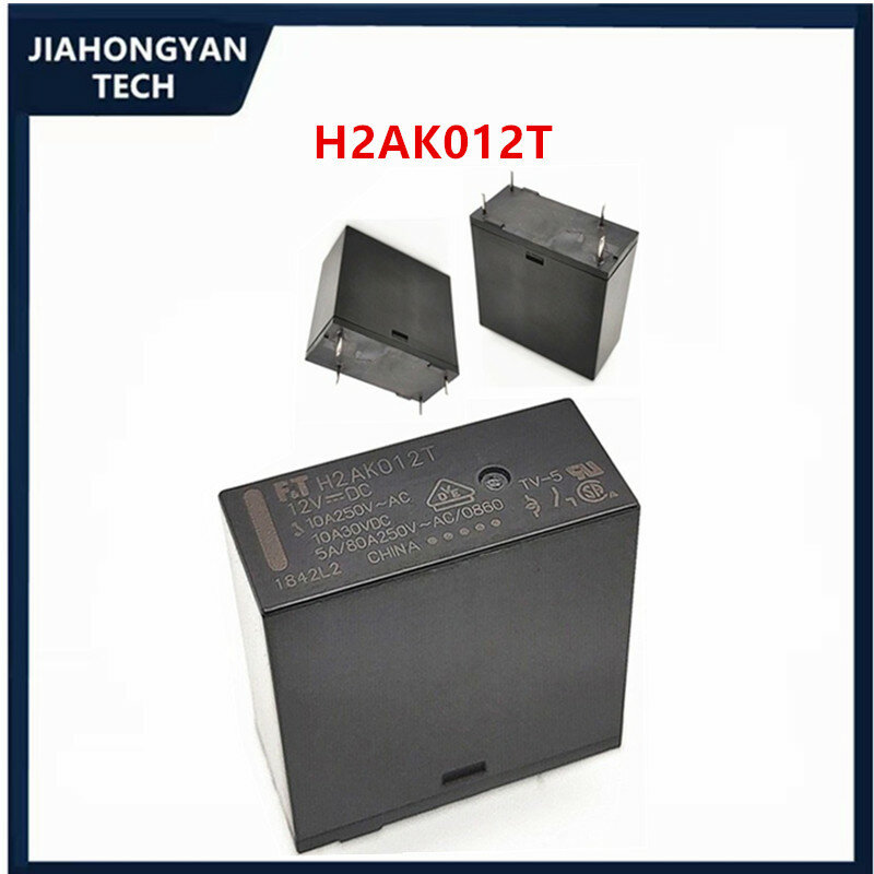 2PCS 5PCS New original H2AK012T refrigerator motherboard relay 12V 12VDC 4 pin 10A