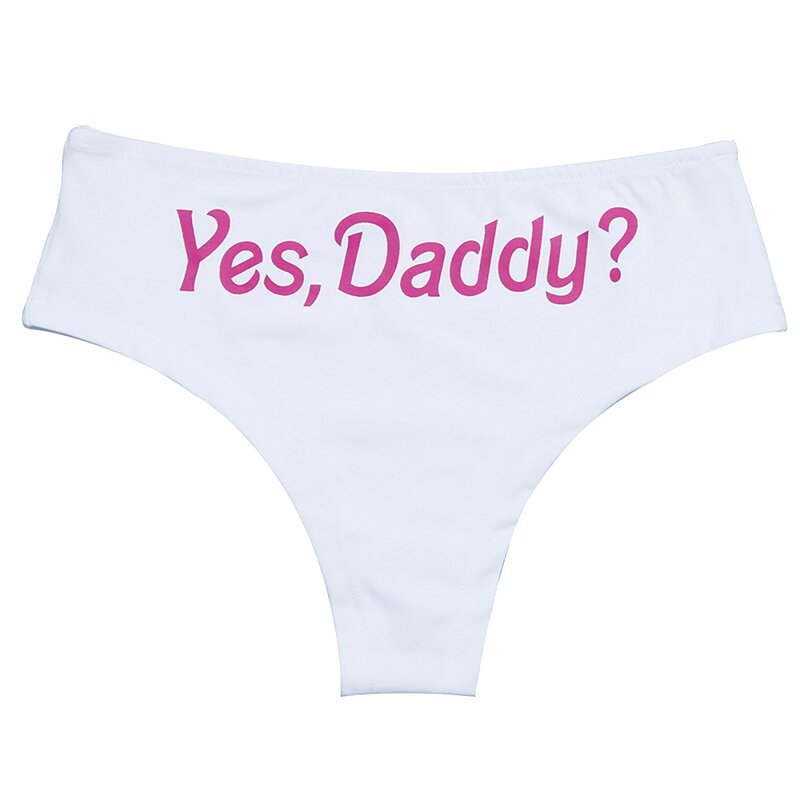 Vrouw Thong Sexy Ja Daddy Vrouwen Slipje Naadloze G-snaar Tanga Brasilera Mujer Thongs Minikini T-Back Lingerie Plus size