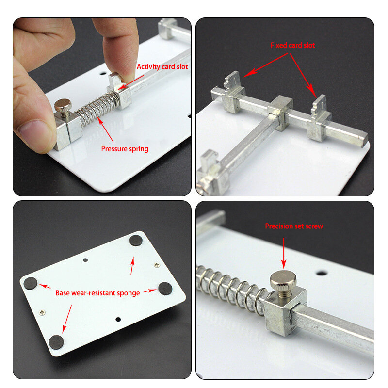 Universal Pcb Board Holder Repair Tool Platform Fixed Support Clamp Soldering Mobile Phone Repair Fixture