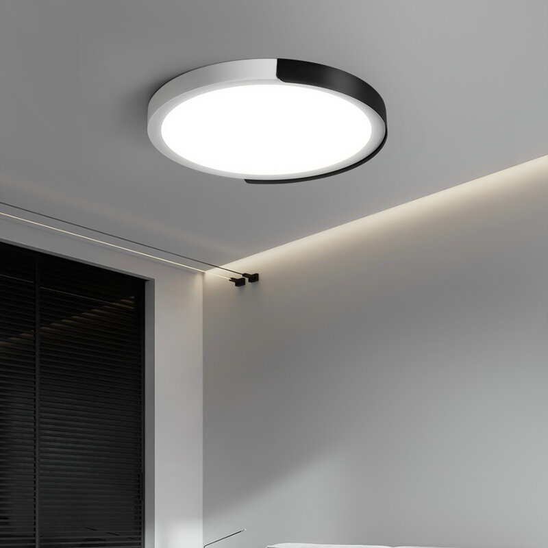 KAGU-Plafonnier LED au design moderne, éclairage d'intérieur, luminaire décoratif de plafond, idéal pour une chambre à coucher, un bureau ou un salon