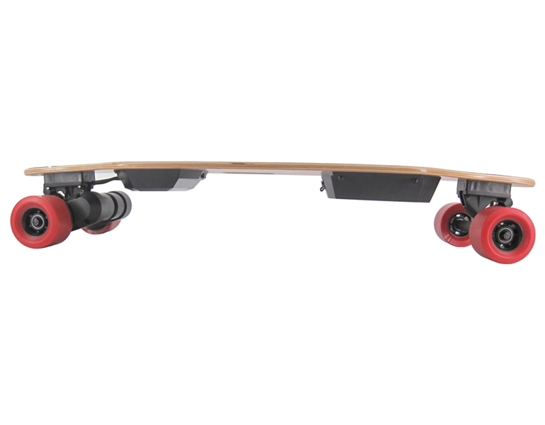 Remote control dual 1000W brushless motor belt drive electric skateboard longboard