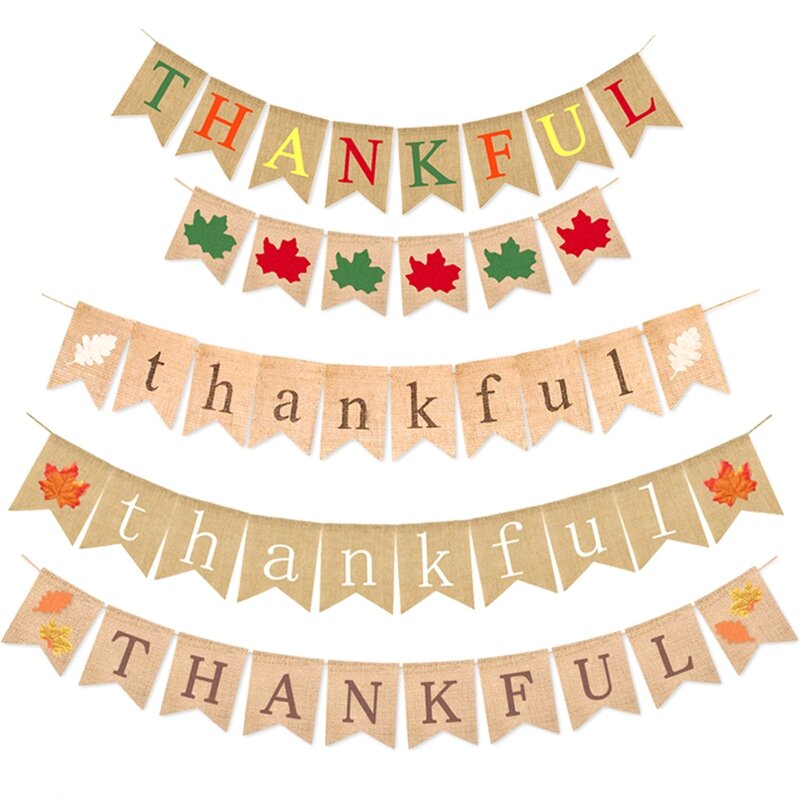 Hanging Fall Harvest Poster Background Banner For Thanksgiving Day Party Decoration