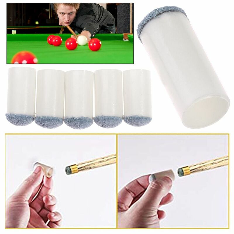 Slip-on Plastic Bilhar Cue Stick Dicas, Capa de Substituição, Acessórios Snooker, 9 10 11 12 13mm, 2 Pack, 10Pcs por Pacote