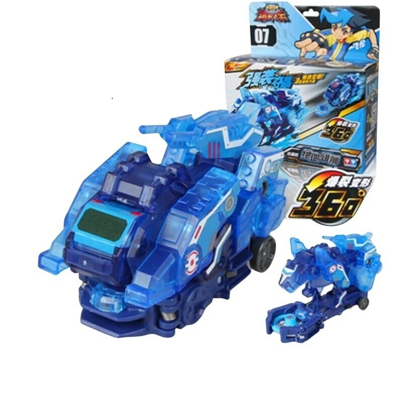 Screechers 1 Wild Explosion Speed Fly Deformation Car Beast Attack Action Figures cattura Flip Transformation giocattoli per bambini