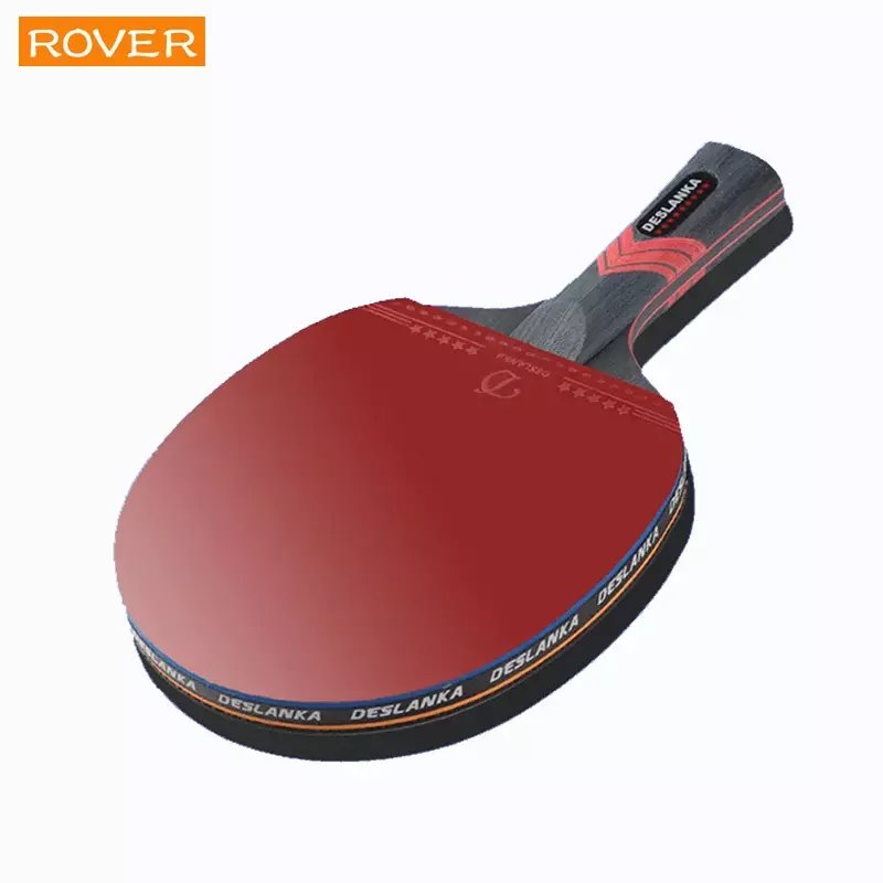 Raquette de tennis de table professionnelle 7 étoiles 9 étoiles, raquette simple, raquette de compétition en carbone, rebond élevé, raquette de ping-pong