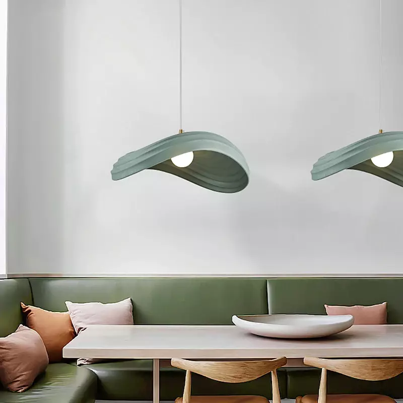 Lustre minimalista luzes LED para restaurante e bar, luminária suspensa, luz para cozinha, lâmpada para casa e loft