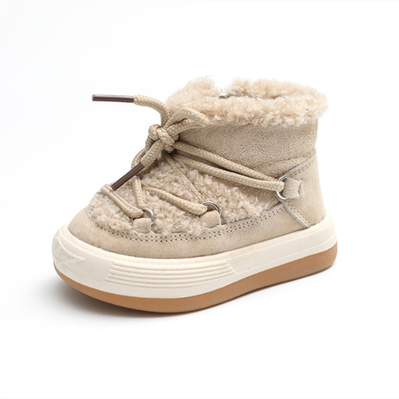 รองเท้าผ้าใบ GT-CECD สำหรับเด็กวัยหัดเดินพื้นยางนุ่มรองเท้าบู้ทเด็กให้ความอบอุ่นสำหรับฤดูหนาว/ใบไม้ร่วง