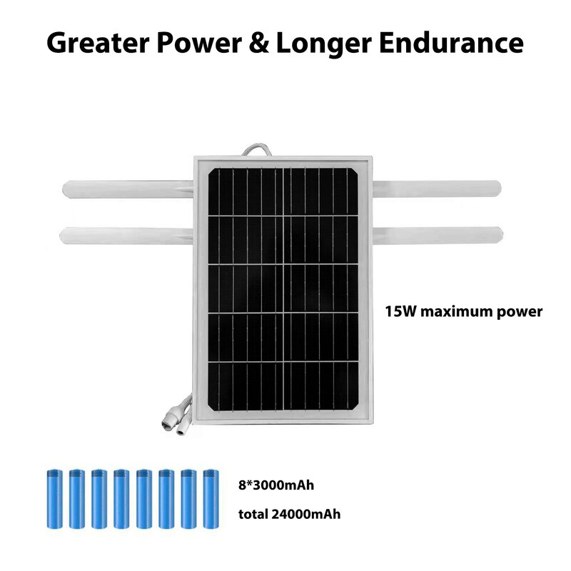 Enrutador solar 4G de 15W, enrutador 4G alimentado con energía solar todo en uno, repetidor WiFi, resistente al agua IP66