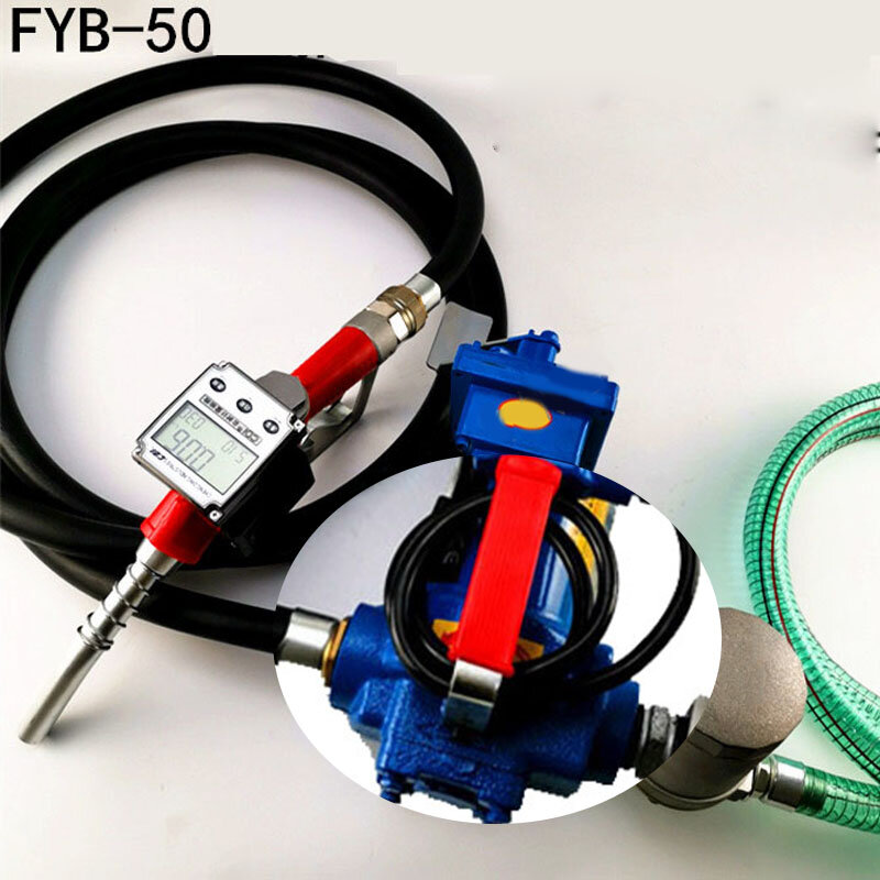 FYB - 50 pompa a benzina antideflagrante Diesel muto generale di qualità 12 V 24 V pompa del carburante automatica elettrica per olio autoadescante di grande flusso
