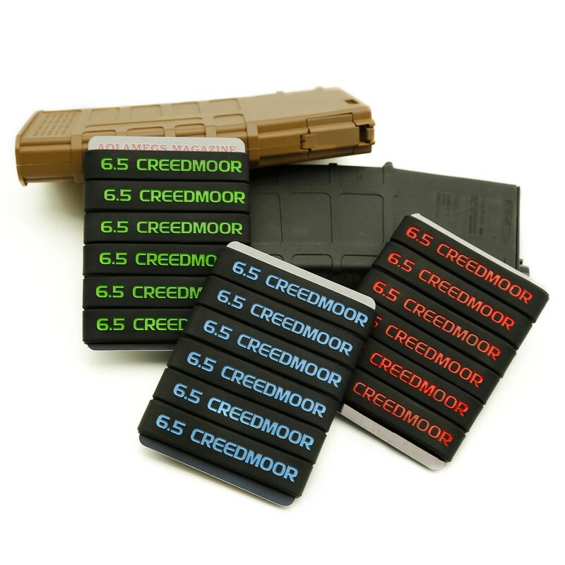 Banda de goma para marcar revistas, accesorio para 6/12x39 7,62 Nato 5,56 Blackout 300 CREEDMOOR, varios colores, 6,5 unidades