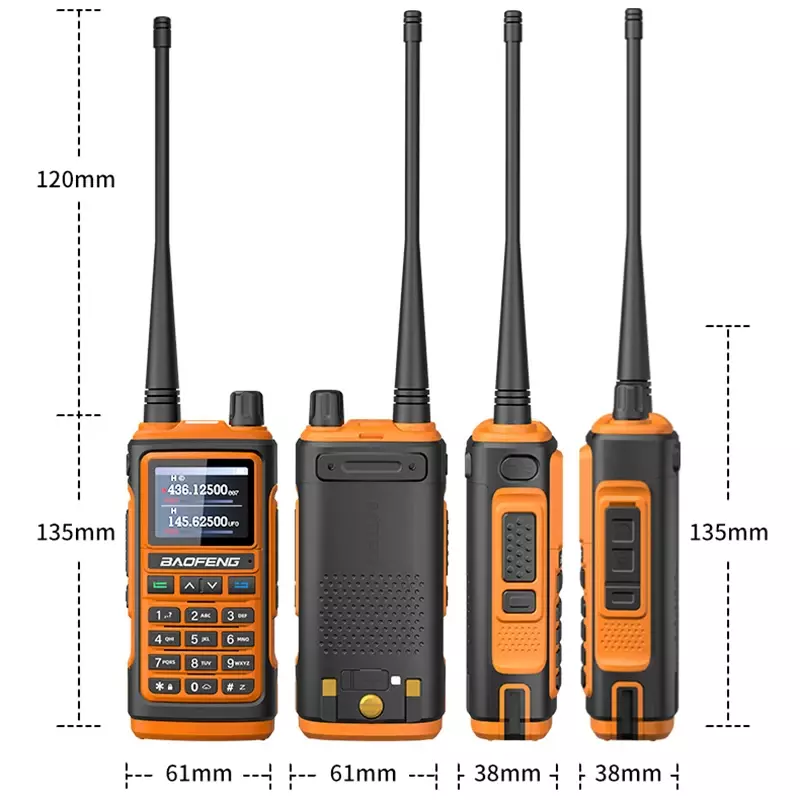 Baofeng-walkie-talkie UV-17 pro,ワイヤレスコピー周波数,強力で防水性,双方向ラジオ,s22,長さ16km,UV-5R am無線k58