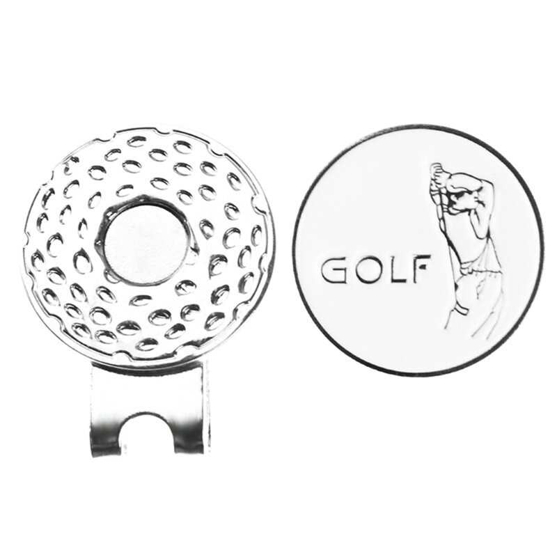 Y1UC ゴルフハットクリップ ゴルフボールマーカーホルダー レディース メンズ ゴルフトレーニング補助具 コートツール ハットクリップ 磁気で帽子に簡単に取り付けられます
