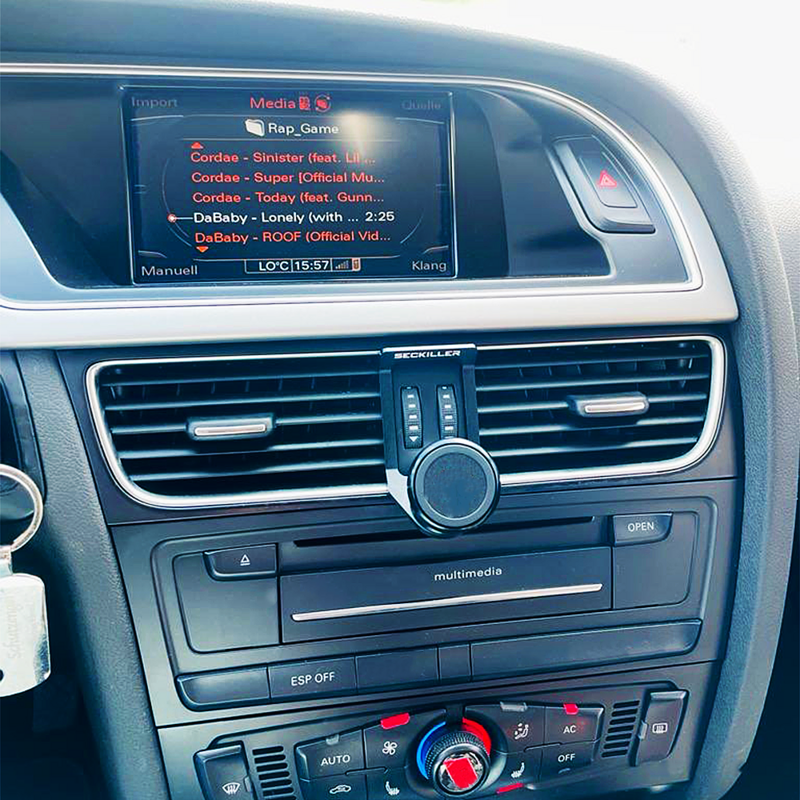 Автомобильный держатель для телефона Audi A4 A5 Q5 B8 B8.5 2009-2016, крепление на вентиляционное отверстие, магнитный кронштейн, поворот на 360 градусов, поддержка мобильных GPS, аксессуары