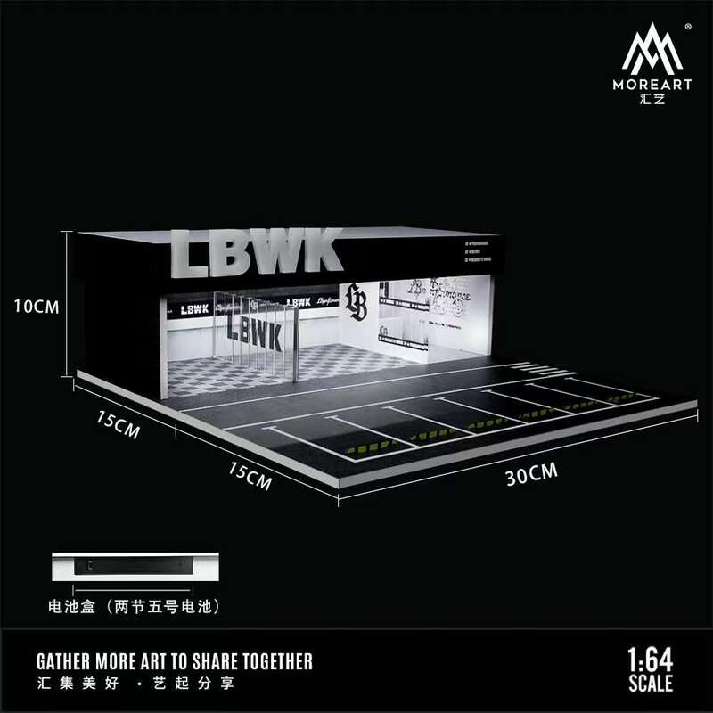 Time Micro Moreart 1:64 LBWK modification shop assembly scene LBWK Diorama