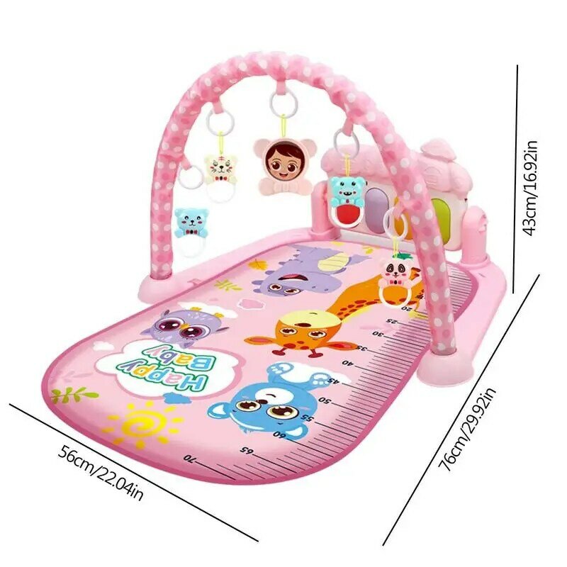 Kid Activity Gym Mat Newborn 0-12 Months Developing Carpet Soft Rattles Musical Toys  Sensory kid Toys Pedal Piano Baby Toys