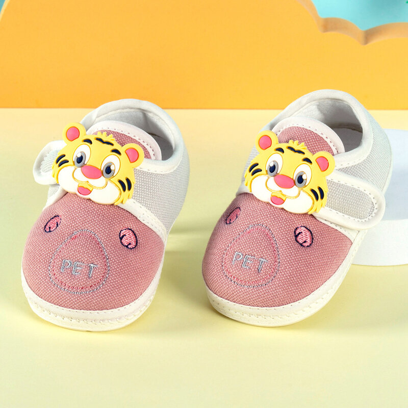 DXM96 2022 가을 신상품 아기 신발, 부드러운 바닥, 미끄럼 방지, 0-1 세, 아기 신발