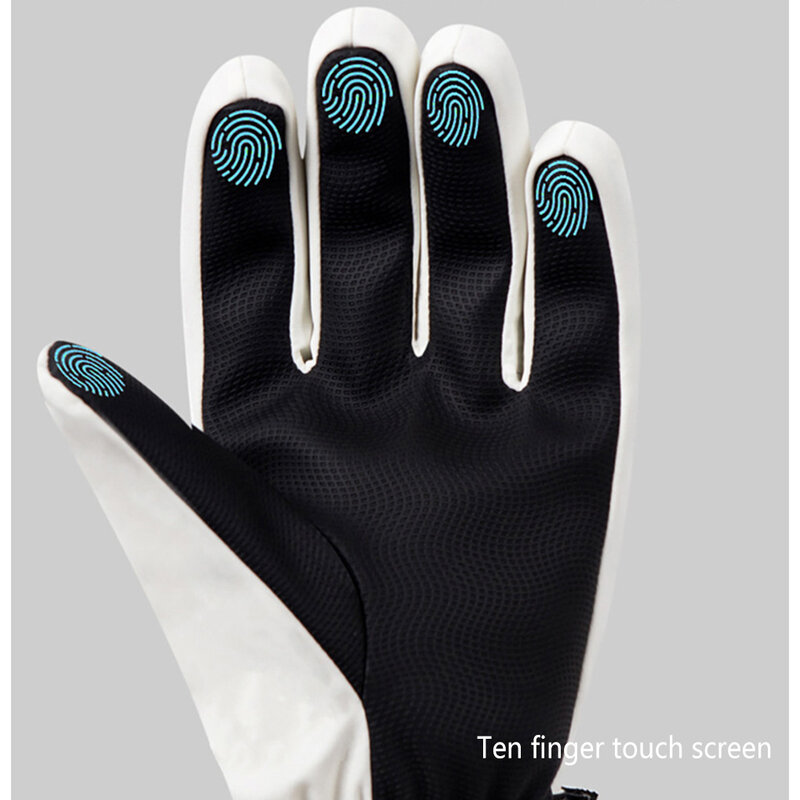 Лыжные Перчатки универсальные уплотненные ветрозащитные для женщин и мужчин для сенсорного экрана зимние спортивные перчатки аксессуары для одежды теплый чехол с пальцами