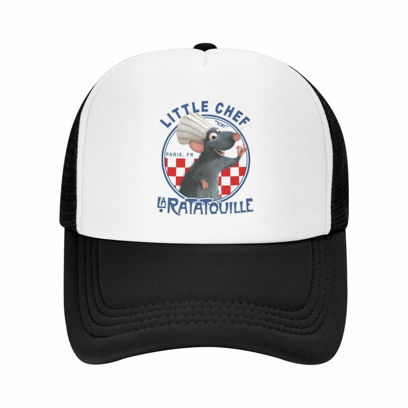 Klasyczna mała szefowa kuchni Ratatouille Remy czapka typu Trucker dla mężczyzn kobiet spersonalizowana regulowana czapka z daszkiem dla dorosłych letnia