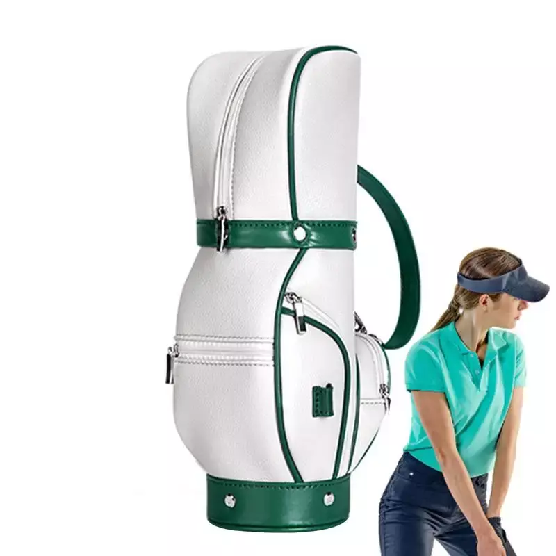Pack de Mini Golfe Crossbody Portátil Feminina, Sacos de Bola Pequenos, Leve, Microfibra, Multi-Funcional, Armazenamento