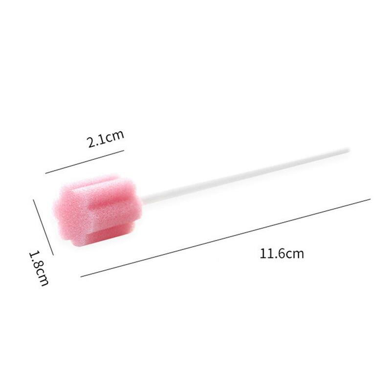 Tamponi per la pulizia dei denti da 100 pezzi tamponi per l'igiene orale portatili monouso leggeri per la pulizia orale linguette che ricoprono l'alito