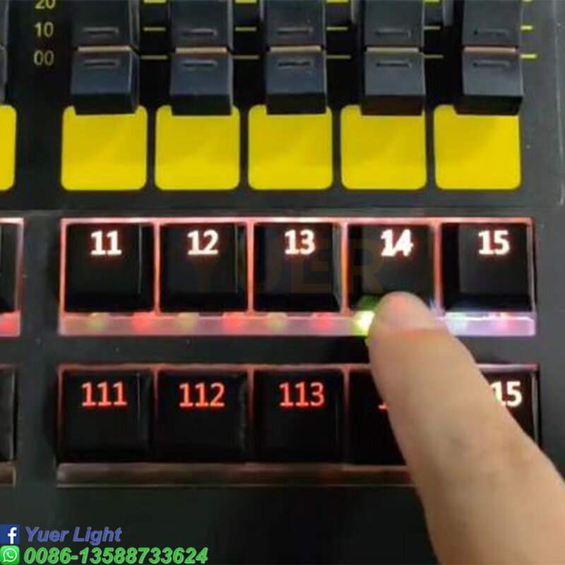 Profesjonalny kontroler światła Grand MA2 konsola oświetlenia scenicznego MA2 ruchoma głowica DMX Party DJ Bar konsola oświetleniowa dyskoteki