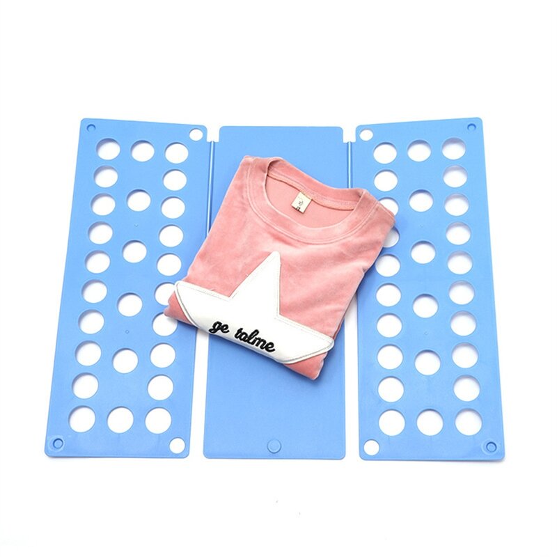 Tabla de ropa plegable para perezosos para niños, ropa plegable creativa para camiseta, tabla de ropa plegable, paneles paralelos medianos, 1/2 piezas