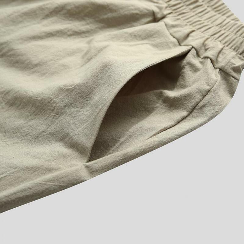 남성용 편안한 루즈 브이넥 잠옷, 단색 잠옷, 수면 홈웨어, 남성 잠옷, 루즈 티셔츠 및 바지 세트
