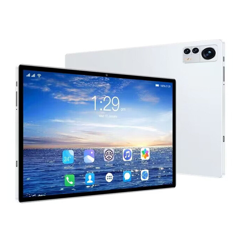 Tablette PC Android 12 de 10 Pouces, 8 Go de RAM, 2023 Go, Octa-Core, MTK, Appareil Photo 13MP, 256 mAh, Type-C, 6000