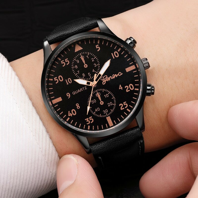 5 Stuks Set Mode Heren Zakelijke Horloges Voor Mannen Zwarte Boom Van Het Leven Hand Touw Luxe Man Sport Casual Quartz Horloge Reloj Hombre