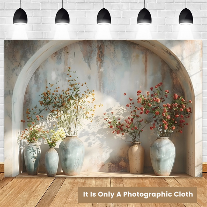 210x150cm Photography Background Fabric Simple Plant Arch Studio Indoor Atmosphere Photography Background Fabric,A