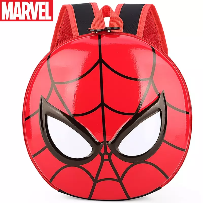 Disney-mochilas escolares para niños y niñas, morrales impermeables con estampado de dibujos animados, Cutew Spider Man