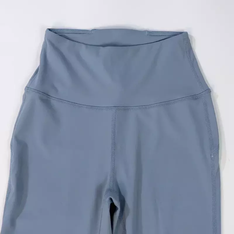 Женские Эластичные расклешенные брюки с лимоном и завышенной талией, леггинсы для бега, спорта, фитнеса, йоги, тонкие облегающие Узкие Широкие штаны