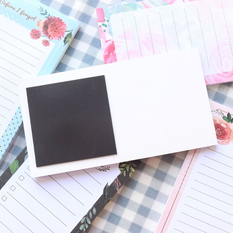 List Refrigerator Memo Stationery Supplies School Fridge Memo Pad Grocery Shopping List Pad Magnetic Note Pad Magnetic Notepads