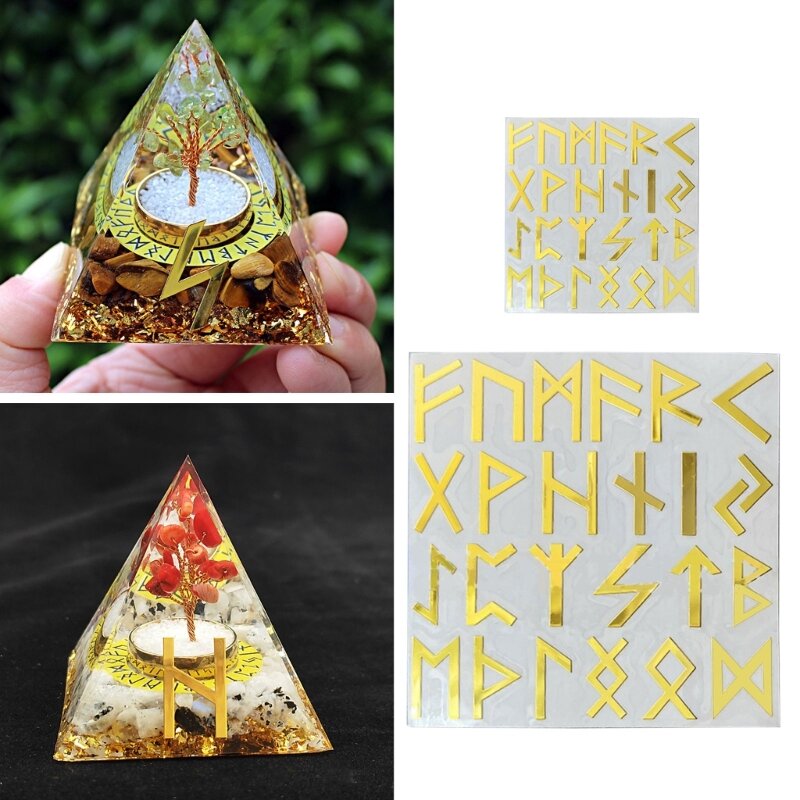 Gold Metal Sheet Decorative Stickers Grad Craft Decorations for DIY Art Tool