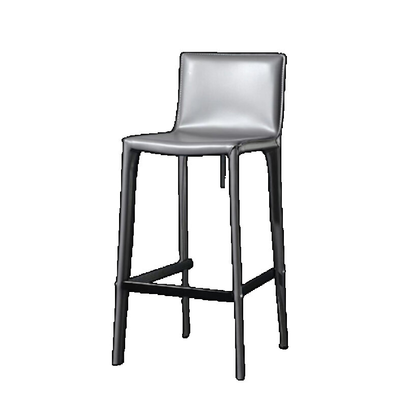 Sedie da Bar di Design di lusso sgabelli alti sedie da Bar con schienale minimalista per la casa Reception rilassante Cadeiras mobili per la casa WZ50BC