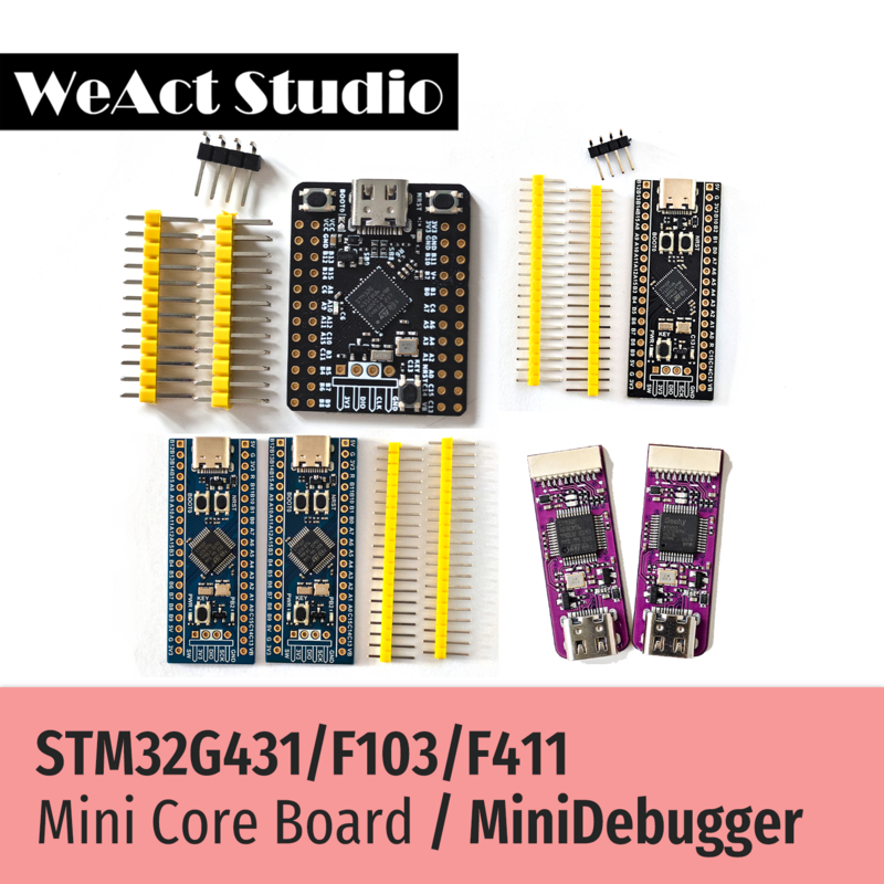 WeAct STLink V2.1 symulator do pobrania programista STM32 minimalna płyta rozwojowa systemu STM32F103 STM32F411 STM32G431