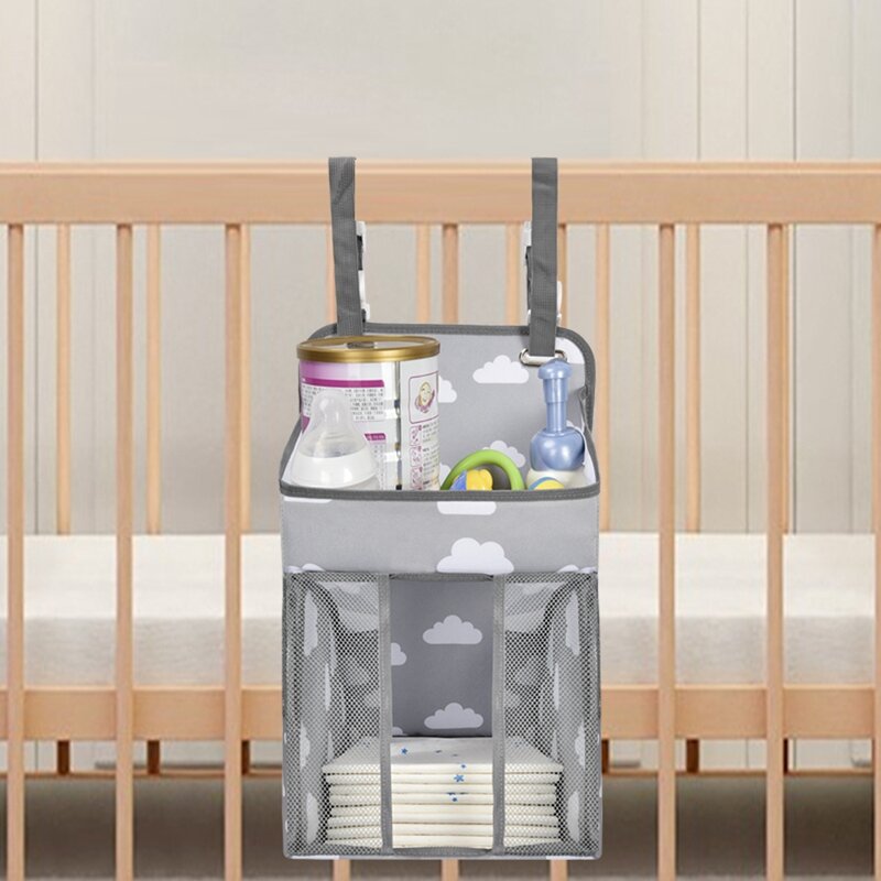 Средний милый мультяшный принт в виде облака Распродажа для новорожденного кровати многофункциональная Складная подвесная Фотосумка для хранения