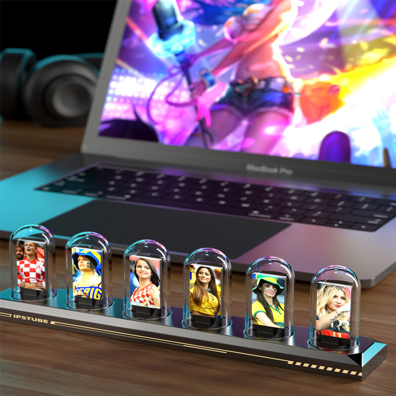 RGB Nixie Tube, часы, планшетофон, цветной экран IPS, сделай сам, аналоговая цифровая трубка, ночники, идея для игр