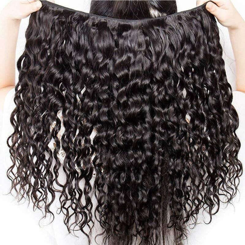 Wasserwelle menschliches Haar Bündel lockige tiefe Welle Bündel brasilia nisches natürliches schwarzes menschliches Haar remy Haar 100% menschliches Haar natürlich 12a