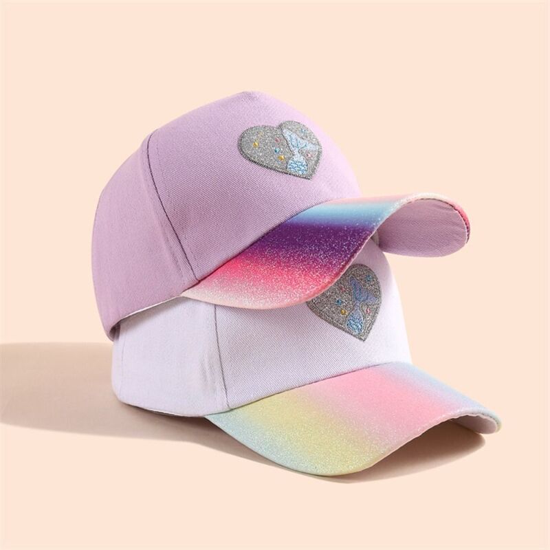 الحب القلب التطريز الطفل قناع القبعات عادية تلون ظلة قبعة بيسبول تنوعا Snapback قبعة أطفال الأطفال